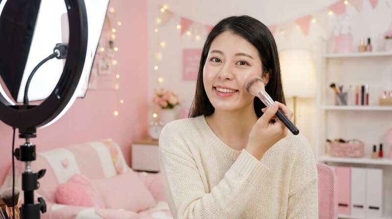 17c一起草美妆视频教程